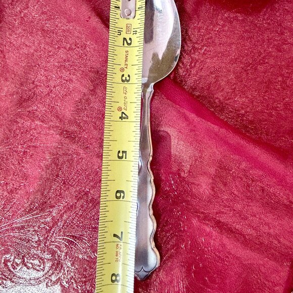 Distinction Deluxe Stainless by Oneida HH Valerie Solid Serving Spoon - Picture 2 of 3